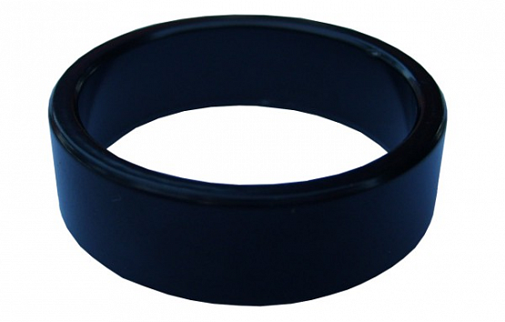 Podložka hl.zl., 10 mm, dural 1 1/8, čierna