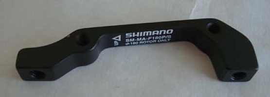 Adaptér kotúčovej brzdy SHIMANO, predný, IS/PM, 180
