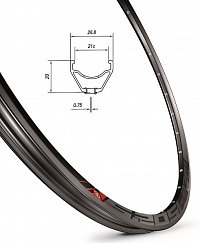 RÁF 5.20 27.5 32D ČIERNY 510G OEM /VEL:27,5
