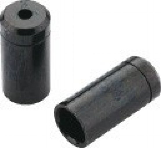 BOT207-A koncovka utesnená 4mm, mosadzná čierna