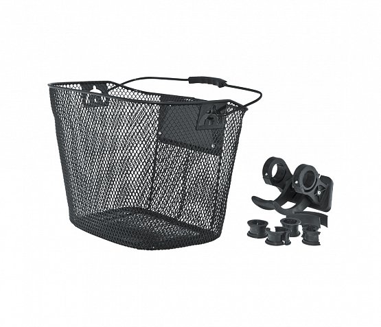 Kôš na riadidlá CARGO, 340 mm x 250 mm x 250 mm, čierna