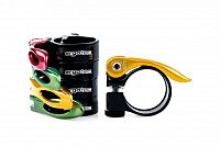 Podsedlová objímka Ergotec Ø34,9 mm,cervená, hliník, rychloupínák