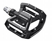 Pedále SHIMANO GR500, MTB, flat, obojstranné, čierne Pedále SHIMANO GR500, MTB, flat, obojstranné, čierne