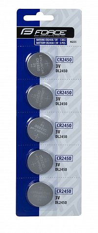 Batérie FORCE mincové CR2450 / 3V, cena za kus Batérie FORCE mincové CR2450 / 3V, cena za kus