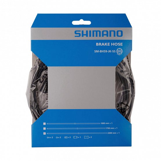 Hadička hydraulická SHIMANO, 2000mm, čierna, M975/775/665/485/396/355/315