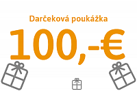 Darčeková poukážka v hodnote 100,00 € Darčeková poukážka v hodnote 100,00 €