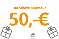 Darčeková poukážka v hodnote 50,00 € Darčeková poukážka v hodnote 50,00 €