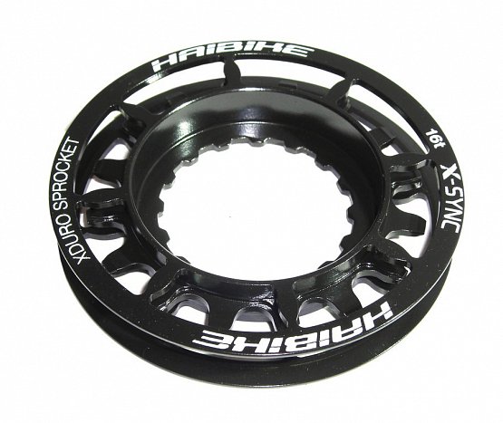 Kryt prevodníka KombiE-Bike p.Xduro 2016, 16z,5mm OS, crn painted p.Plus-Bikes