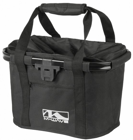 Brašna M-WAVE, na riadítka, čierna