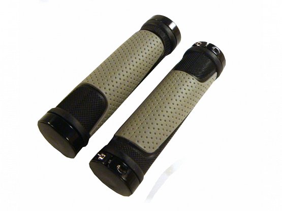 Gripy M-WAVE ČiERNO-ŠEDÉ 2 X FIX OBJÍMKA