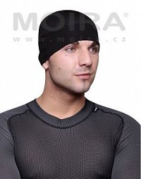 Čiapka MOIRA pod prilbu, čierna S-M Čiapka MOIRA pod prilbu, čierna S-M