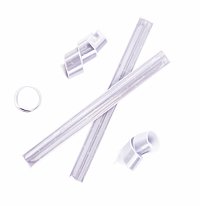 Reflexná páska ALTIMA, bez potlače, biela, 32x32 cm