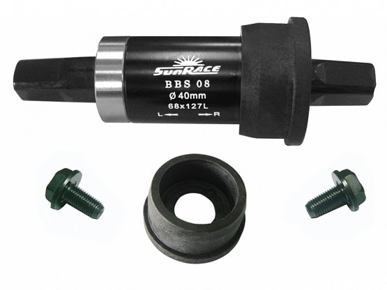 Stredová os SUNRACE S08 68-127/40 mm, 4h PUSH-IN