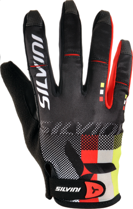 Dámske cyklistické rukavice TEAM WA851, black, M - MEGA VÝPREDAJ -30%