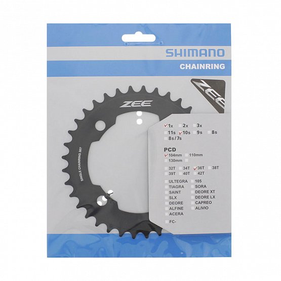 Prevodník SHIMANO M640 ZEE, 36z., 104mm, čierny Prevodník SHIMANO M640 ZEE, 36z., 104mm, čierny