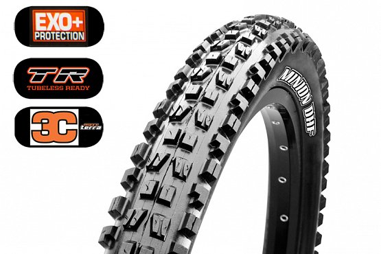 Plášť MAXXIS Minion DHF 29 x 2.50 WT kevlar EXO+ TR 120TPI 3C Maxx Terra Plášť MAXXIS Minion DHF 29 x 2.50 WT kevlar EXO+ TR 120TPI 3C Maxx Terra