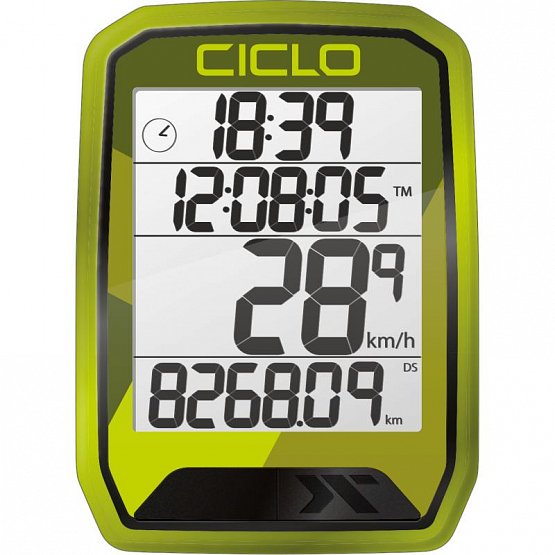 Bezdrôtový tachometer CicloSport PROTOS 213, zelený Bezdrôtový tachometer CicloSport PROTOS 213, zelený