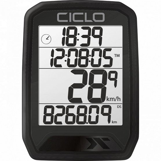 Bezdrôtový tachometer CicloSport PROTOS 213, čierny Bezdrôtový tachometer CicloSport PROTOS 213, čierny