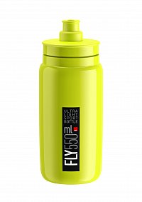 Fľaša Elite FLY, žltá čierne logo 550 ml