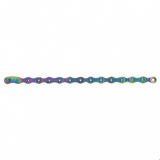 Reťaz Sram PC XX1 EAGLE HOLLOWPIN, 126čl. + spojka 12r., rainbow