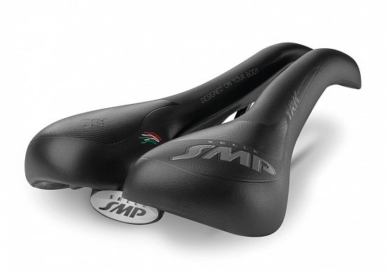 Sedlo Selle SMP TRK Medium/Man Gel, pánske, čierna, 280x160mm, 485 g