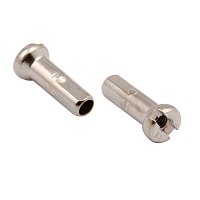 Nipel 2,35/14mm 4-hran 3,2 mm, strieborný Nipel 2,35/14mm 4-hran 3,2 mm, strieborný