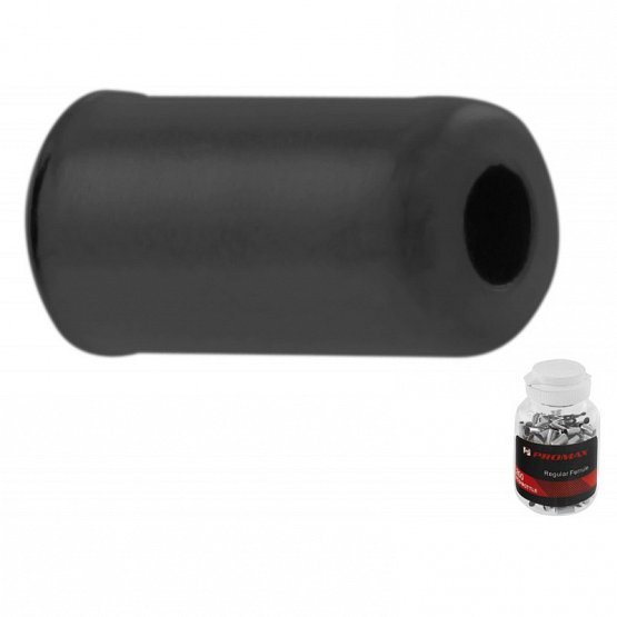 Koncovka brzd.bowdenu 5mm oceľ čierna, cena za kus