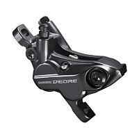 STRMEŇ BRZD. DEORE M6120 4-PIEST HYDRAULICKÝ POST MOUNT+PLATNIČKY D03S STRMEŇ BRZD. DEORE M6120 4-PIEST HYDRAULICKÝ POST MOUNT+PLATNIČKY D03S