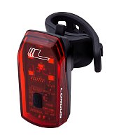 SVETLO BRAKE 5LED ZADNÉ 1F + BRZDA, ČIERNE