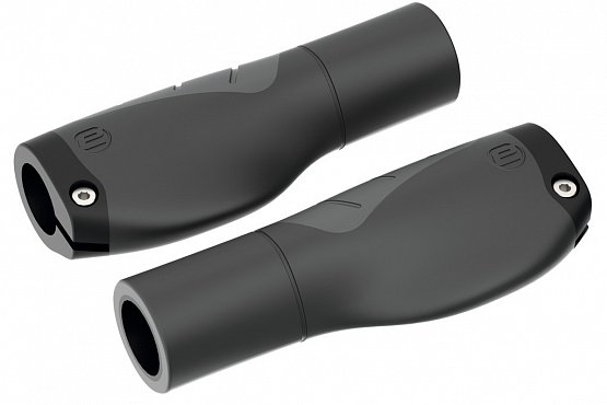 MTB-ATB-gripy Ergotec Aero 2 Kraton, 135/135mm pro pár crn/šedá