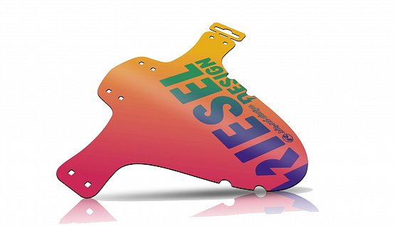 Predný blatník RIESEL SchlammPE, metalic Red-Gold