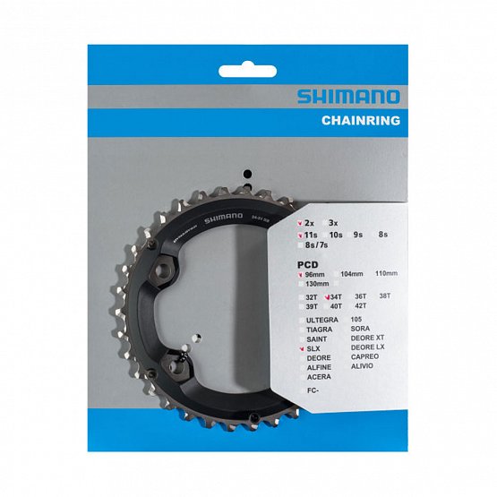 Prevodník SHIMANO M7000 SLX 34Z. 34/24Z. čierny, 96 mm