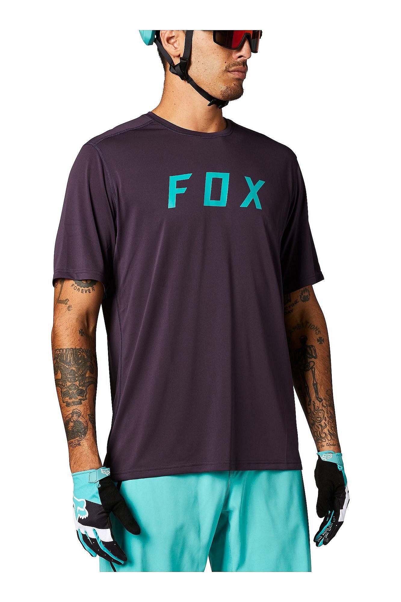 Fox Ranger Ss Jersey Fox, dark purple