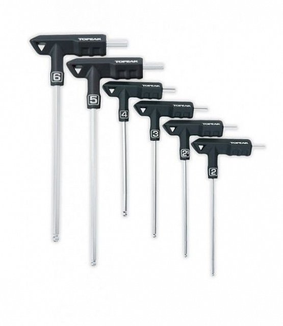Kľúče inbusové - Topeak T-HANDLE DUOHEX WRENCH SET