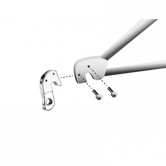 Koncovka rámu vymeniteľná GH-151, AL