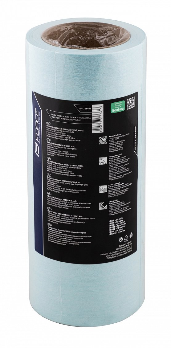 Utierka FORCE z netkanej textilie, 50 ústrižkov