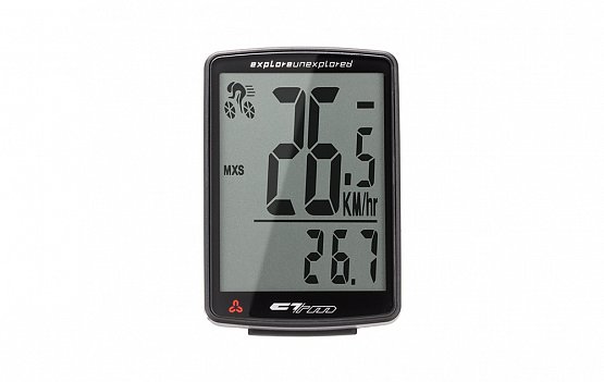 Cyklopočítač CTM, BC-22W, čierny Cyklopočítač CTM, BC-22W, čierny