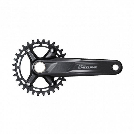 Stred SHIMANO Deore M5100 175MM 32Z. 10/11-K. dvojdielny, bez ložísk, čierna Stred SHIMANO Deore M5100 175MM 32Z. 10/11-K. dvojdielny, bez ložísk, čierna