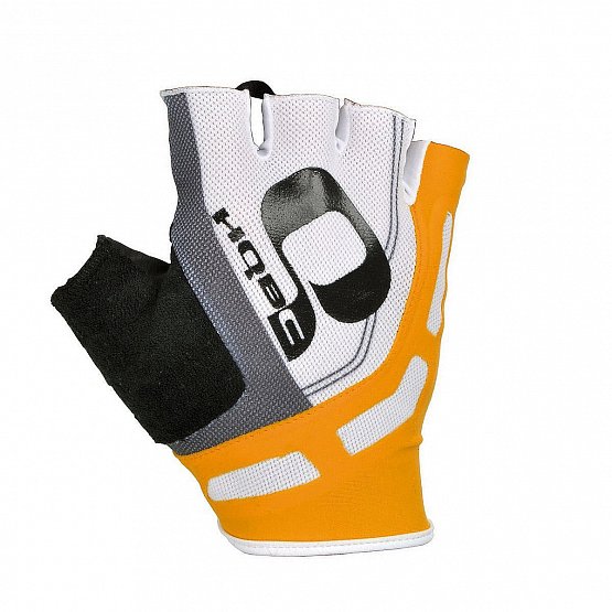 Rukavice COOLER WOV BioGel, biela/oranžová, M