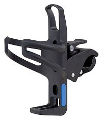 Košík na riadidlá s úchytom, plast, čierna