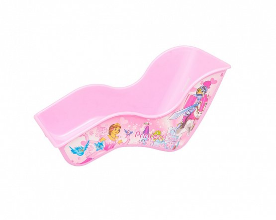 Sedačka na bábiku, ružová