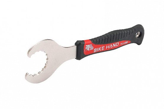 Sťahovák na misky stredu BIKE, červená/čierna