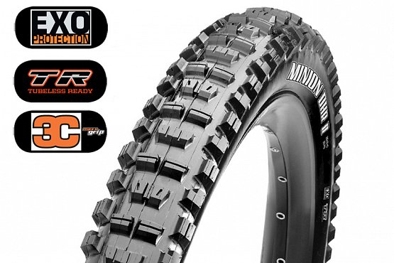 Plášť MAXXIS Minion DHR II 29x2,40" WT kevlar EXO TR, 3C Maxx Grip, 60TPI Plášť MAXXIS Minion DHR II 29x2,40" WT kevlar EXO TR, 3C Maxx Grip, 60TPI