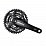 prava kluka s prevodníkmi  M522 175 mm 42/32/24z. 10-k. octalink, čierny prava kluka s prevodníkmi  M522 175 mm 42/32/24z. 10-k. octalink, čierny