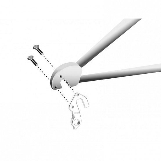 Koncovka rámu vymeniteľná GH-267, AL