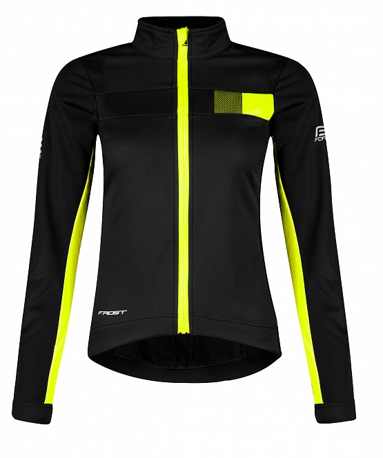 Dámska bunda FORCE FROST LADY softshell, čierno-fluo Dámska bunda FORCE FROST LADY softshell, čierno-fluo
