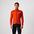Bunda CASTELLI Squadra Stretch, červeno oranžová Bunda CASTELLI Squadra Stretch, červeno oranžová