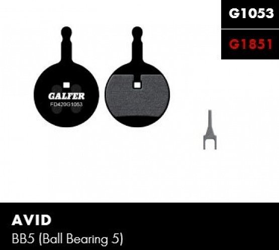 Brzdové platničky GALFER FD420 - Shimano/Tektro