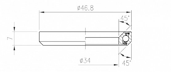 Ložisko FSA TH-970 SuperLight (MR082R) 1-1/4"