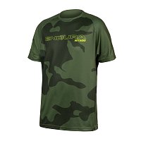 ENDURA Kids MT500JR S/S Jersey 7yrs, 9yrs, 11yrs, Olive Green
